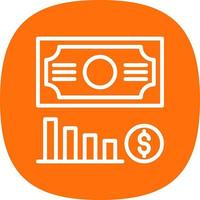 Money Loss Vector Icon Design