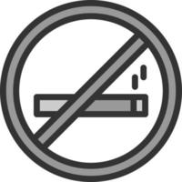 No Smoking Vector Icon Design