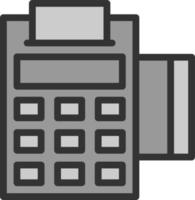 Pos Terminal Vector Icon Design