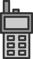 diseño de icono de vector de walkie talkie