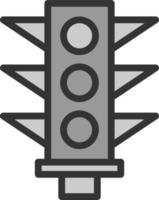 Traffic Signal Vector Icon Design