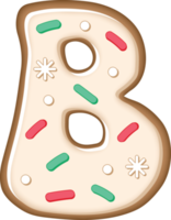 Cookie-Alphabet b png