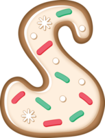 Cookie Alphabet S png