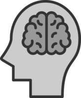 Brain Vector Icon Design