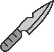 Knife Vector Icon Design