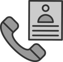 Contact Vector Icon Design