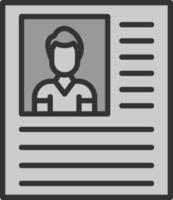 Personal Profile Vector Icon Design