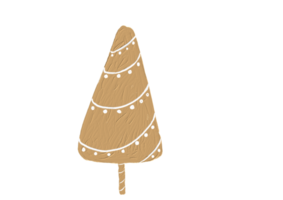 mano disegnato olio spazzola ictus Natale albero con stella isolato su png o trasparente sfondo. grafico risorse per nuovo anno, compleanni e lusso carta.