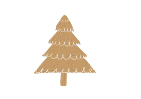 árbol de navidad de trazo de pincel de aceite dibujado a mano con estrella aislada en png o fondo transparente. recursos gráficos para año nuevo, cumpleaños y tarjeta de lujo.