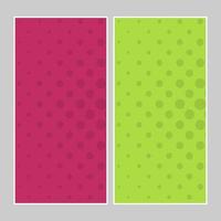 Set of multi colored pop art banners. Halftone comic template with place for your text for design. Vector illustration