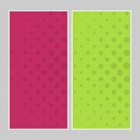 Set of multi colored pop art banners. Halftone comic template with place for your text for design. Vector illustration