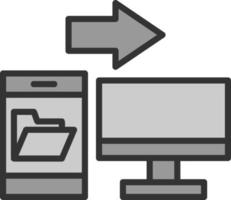 Data Transfer Vector Icon Design