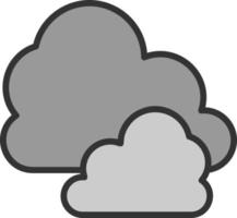 diseño de icono de vector de nube