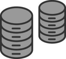 Database Vector Icon Design