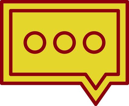 diseño de icono de vector de mensaje