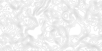 Fondo de líneas de mapa topográfico, cuadrícula abstracta geográfica, ilustración vectorial vector