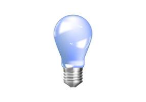 3d yellow light bulb icon. cartoon style minimal. Idea, solution, business, strategy concept. vector