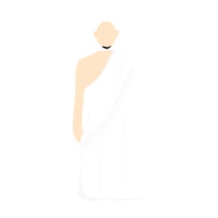 hombre vestido con ihram png