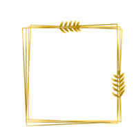 Aesthetic monoline arch gold png