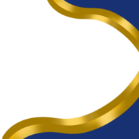 Islamic border blue png