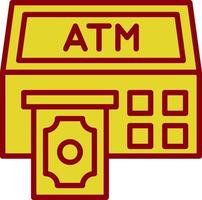 Atm Machine Vector Icon Design