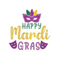 Mardi Gras Free Vector Sticker 4936333 Vector Art at Vecteezy