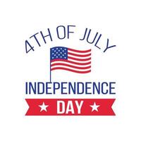 4th of July independence day t shirt design vector