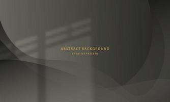 Abstract Geometric Gradient 3D Background Mock Up Dark Ash EPS 10 vector