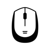 Computer mouse icon for moving the cursor and providing data input vector