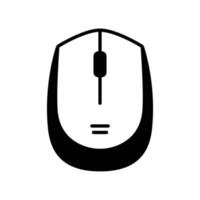 ícono de mouse de computadora para mover el cursor y proporcionar entrada de datos vector