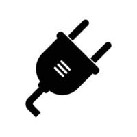 Icon of a power jack for powering electronic devices vector