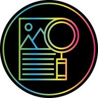 Research Vector Icon Design