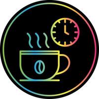 diseño de icono de vector de pausa para el café