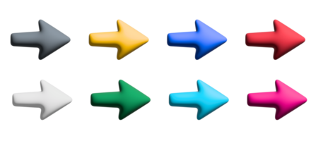 arrow colored icons design with elements for mobile concepts and web apps. Collection modern infographic and pictogram. png