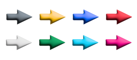 arrow colored icons design with elements for mobile concepts and web apps. collection modern infographic and pictogram. png