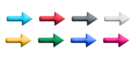 arrow colored icons design with elements for mobile concepts and web apps. collection modern infographic and pictogram. png