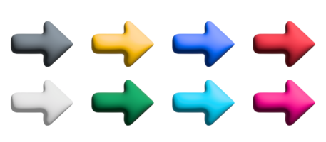 arrow colored icons design with elements for mobile concepts and web apps. Collection modern infographic and pictogram. png