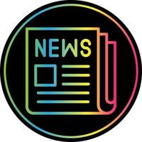 Newspaper Vector Icon Design