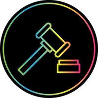 Gavel Vector Icon Design