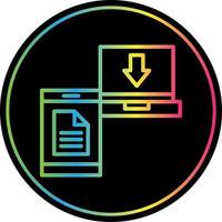 File Transfer Vector Icon Design