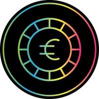 diseño de icono de vector de euro