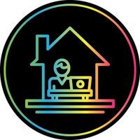 Work From Home Vector Icon Design