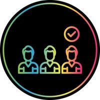 Selection Process Vector Icon Design