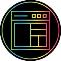 Layout Vector Icon Design