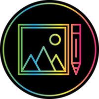 Photo Editing Vector Icon Design
