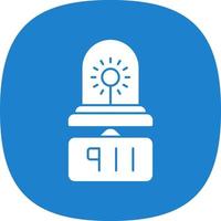 911 Call Vector Icon Design