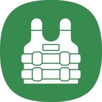 Bulletproof Vest Vector Icon Design