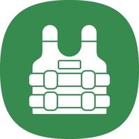 Bulletproof Vest Vector Icon Design