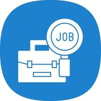 Job Search Vector Icon Design