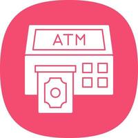 Atm Machine Vector Icon Design